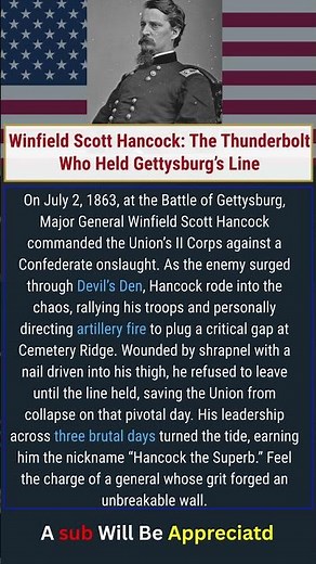 Winfield Scott Hancock: The Thunderbolt Who Held Gettysburg’s Line