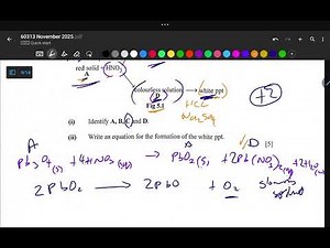 A LEVEL CHEMISTRY ZIMSEC N2025 INORGANIC SECTION #5