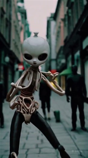 Creepy Alien Ballerina Terrorizes NYC Streets 👽