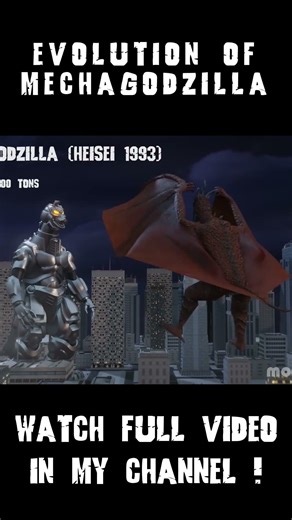 Evolution of Mechagodzilla Short 03 #comparison #mechagodzilla #godzilla