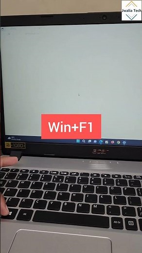 Open Microsoft Windows Help and Support Center in the Windows Computer using this keyboard shortcut