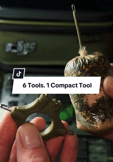 The Evolve Multi-Rig Tool — six functions in one, compact and built for everything bankside. Two spikes, two braid strippers, and two rig pullers… all in a tiny, easy-to-carry tool. Perfect for prepping rigs, tightening knots, and making bankside life simpler. Level up your carp fishing kit and grab yours today. Tap the Yellow Basket to grab yours 👌🏼 #tiktokmademebuyit #multitool #fishinggear #carpfishinguk #anglerlife