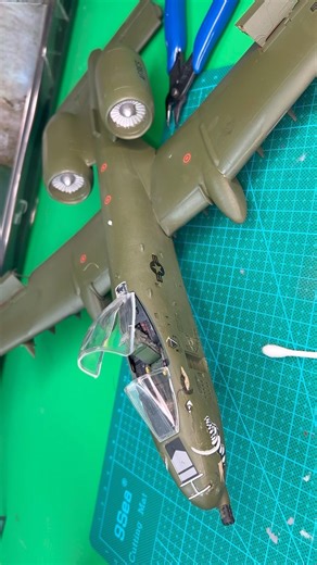A10 warthog build #scalemodel #modelkit #diy #army #artist #acrylicpaint #acrylicpaint #military