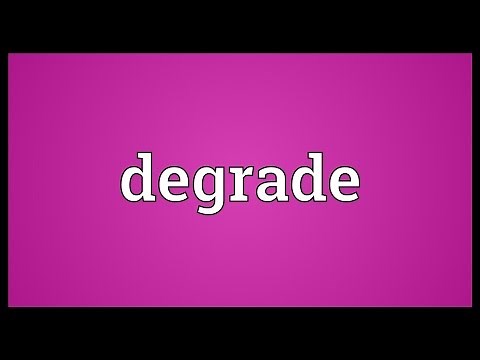 Degrade Meaning