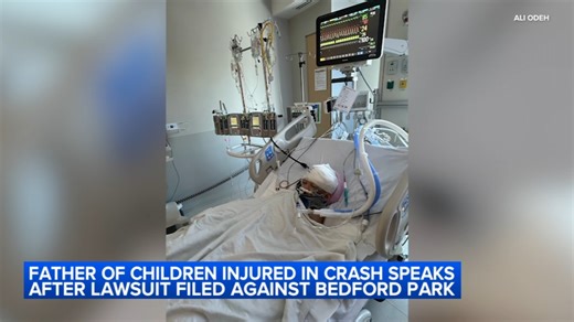 Children severely injured in crash; lawsuit says Bedford Park police 'failed' to detain suspect