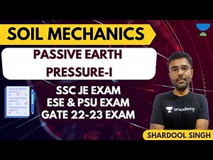 Rankine's Theory-5 | Soil Mechanics | GATE &ESE | CE | Shardool Sir