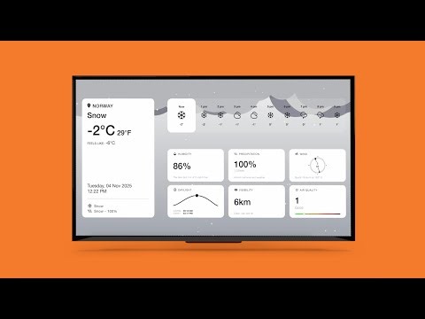 How to set up and use the Weather Wall App with Yodeck | Yodeck Digital Signage