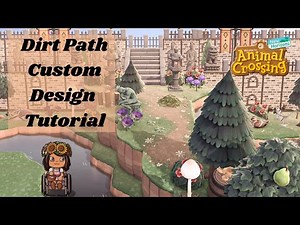 Make This Natural Custom Dirt Path yourself!! Animal Crossing New Horizon ACNH Design Codes