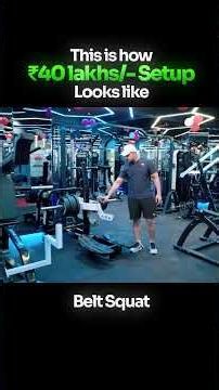 This is what a ₹40 Lakh Gym Package looks like.