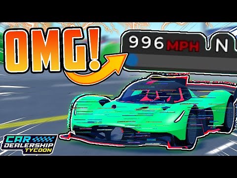 How to Use this SPEED GLITCH In Car Dealership Tycoon! (999MPH!)
