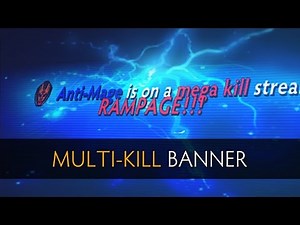 Dota 2 Multi-Kill Banner