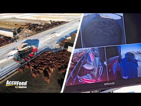 Highline® AccuFeed™ for the AMX 1000s Self-Propelled TMR Mixer