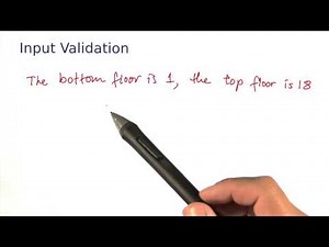 Elevator Demo with Input Validation - Intro to Java Programming
