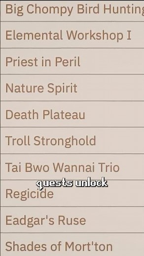 Questing in OSRS is Important! #oldschoolrunescape #osrs #runescape #gaming