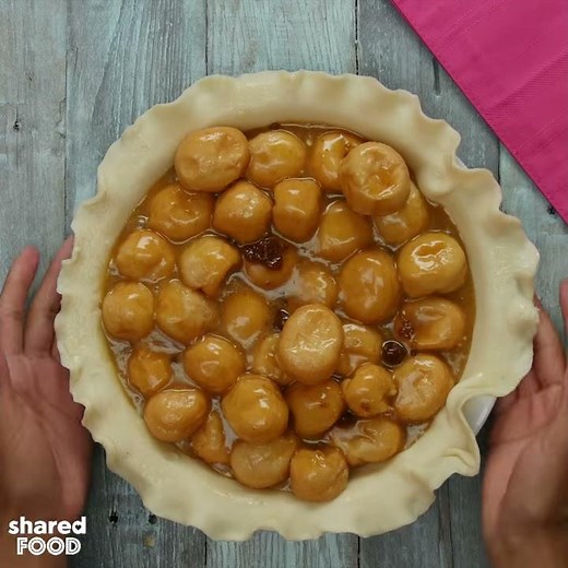 Rainbow Sprinkles Donut Pie