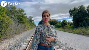 Watch Womens Casual Boho Floral Print V Neck Long Sleeve Blouses on Amazon Live