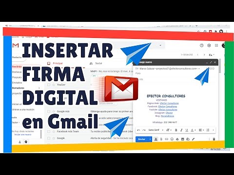 Firma electrónica en Correo Gmail