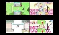 Mix of 4 videos from youtube : ytpmv scan charlie and lola quadparison