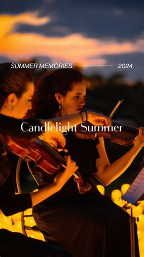 Candlelight Concerts by Fever on Instagram: "Summer’s best memories are made when you least expect it. Book those Candlelight Concert tickets and create magical memories! 🕯️💛 #candlelightsummer"