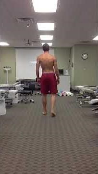 Tight overactive erector spinae on gait