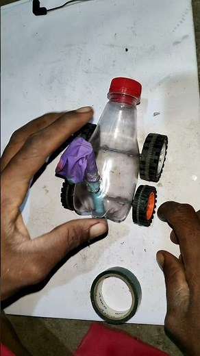 DIY Balloon Powered Toy Car | Easy Science Project using Plastic Bottle