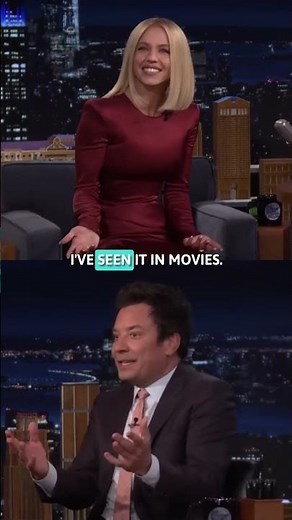Ski Trick Challenge — Sydney Sweeney on The Tonight Show Starring Jimmy Fallon