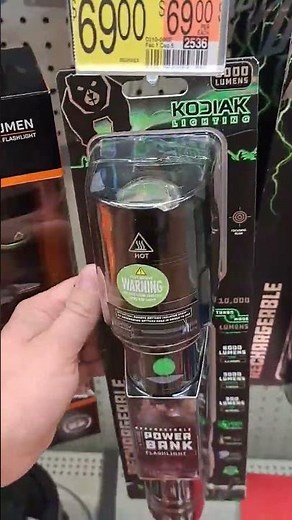Kodiak Lighting 1000 & 6000 Lumens Flashlights at Walmart