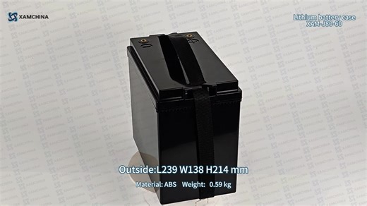 Large Capacity DIY ABS Plastic Battery Shell/Case/Box 12V80A LiFePO4 for Car Outdoor Battery Housing Easy Battery Boxes Racks