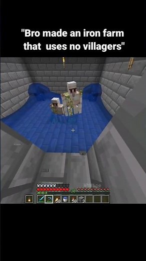 Bro made a sus iron farm