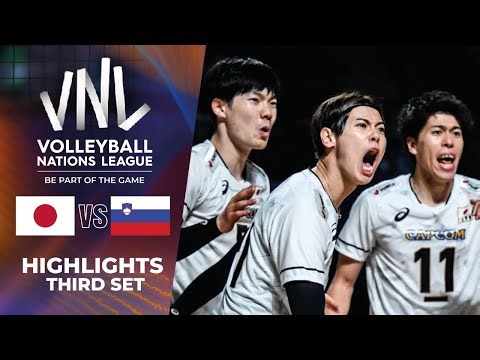 Set 3: Japan sweeps Slovenia in straight sets | VNL 2025 Highlights | World Championship preview