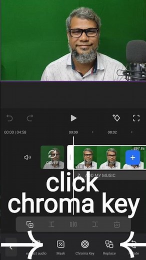 How to use Chroma key in Filmora GO
