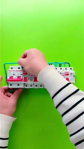 isolator and rccb connection for electrical wiring #diy #tools #viral