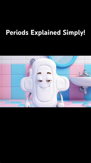 Day 6/100 | periods explained simply | women health basics #shortsvideo #periodchallenge