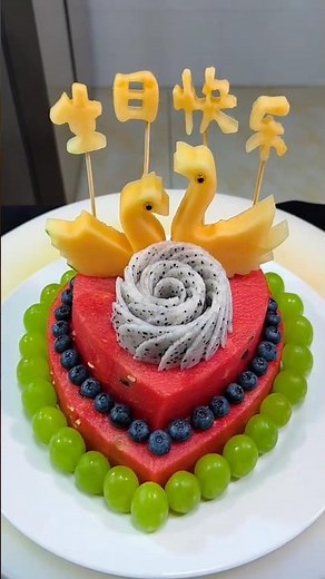 Easy Watermelon Heart Shape Carving for BeginnersStunning Watermelon Heart Carving Design Skills