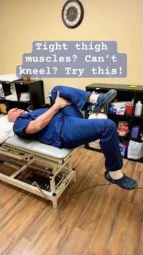 Rectus Femoris Muscle Stretch in Thomas Test Position #hipmobility #kneehealth