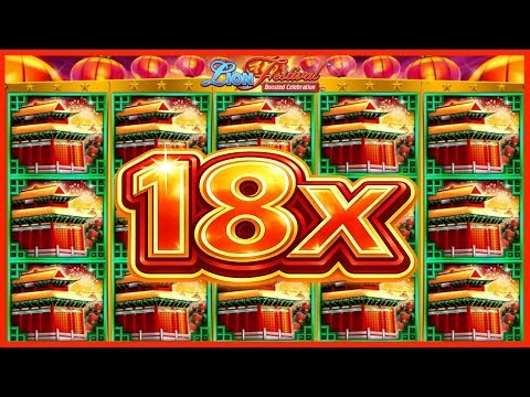 ★★$450 BETS★★JACKPOTS★★LION FESTIVAL HIGH LIMIT SLOT MACHINE BUENO DINERO MUSEUM SLOTS (KONAMI)