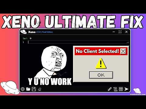 Still Struggling with ‘No Client Selected’ in Xeno Executor? WATCH THIS! 🤯