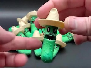 Pedro the Tickle Pickle: 3D Printed Fidget Keychain With Sombrero - Etsy