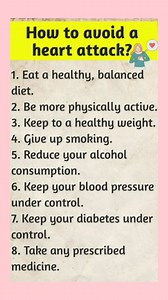 How to Avoid Heart Attack? #HeartHealth #heartattack #HeartAttackAwareness #healthyliving #healthtipsoftheday | My Health Tips