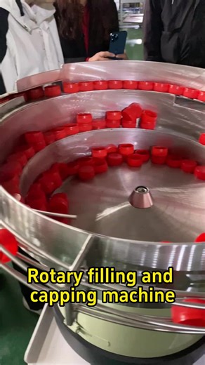 Rotary filling and capping machine #fillingmachine #packingmachine #cappingmachine #liquidfillingmachine #oem