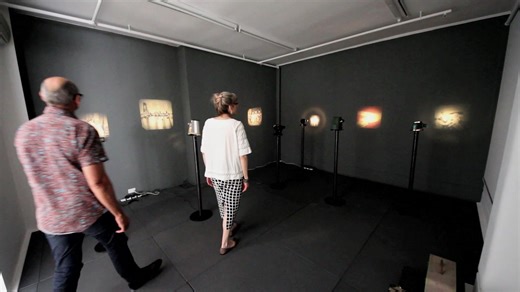 ~Sneak Peek~ Here is a teaser of Anamnesis – a striking installation by Tim Gruchy that uses vintage slide projectors to evoke memory and the Gruchy brothers’ shared histories. This work invites you to reflect on how technology and culture shape our perception of the past. Part of The Brothers Gruchy, an immersive new media exhibition exploring human perception, AI, synaesthesia, memory and cultural identity, with a strong thread of nature and our human impact. Opening: Saturday 15 November at 1