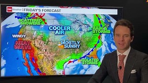 Rainfall and cooler temperatures in the east as drought remains in the west