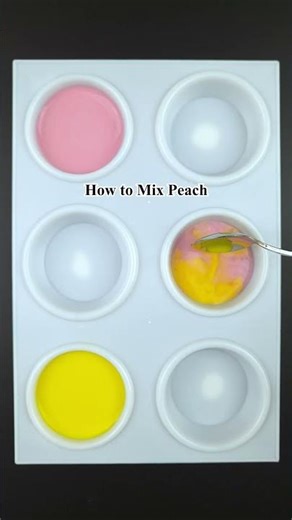 How to Mix Peach Color