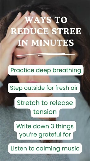 5 ways to reduce stress