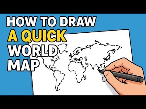 World Mapping, Episode - 1, How to draw world map accurately and for mains answer in few seconds.