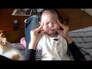 赤ちゃんマジでキレる！怒！（世界一かわいい仏頂面） Angry Baby!!!生後3ヶ月 Baby is in a bad temper