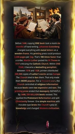 Wooden Frame With Movable Letters Ended Church's 1000 Year Power