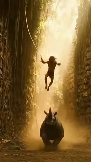 Rhino Horn POV Knee Strike: Unstoppable Charge Takedown #tarzan #rhino