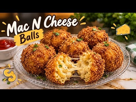 Crispy Mac & Cheese Balls | Cheesy And Delicious Snack 