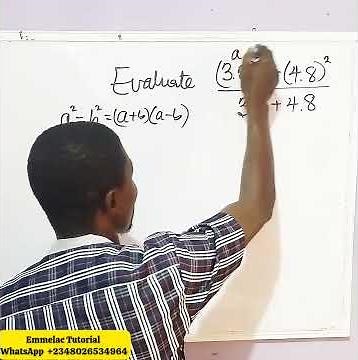 Evaluation of Difference Of Two Squared.